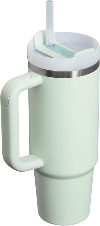 Stanthtley Quencher H2.0 FlowState Stainless Steel Vacuum Insulated Tumbler with Lid and Straw for Water, Iced Tea or Coffee