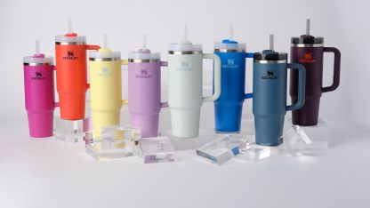 Stanthtley Quencher H2.0 FlowState Stainless Steel Vacuum Insulated Tumbler with Lid and Straw for Water, Iced Tea or Coffee
