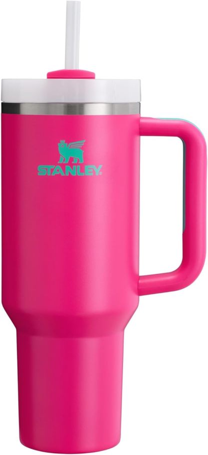 Stanthtley Quencher H2.0 FlowState Stainless Steel Vacuum Insulated Tumbler with Lid and Straw for Water, Iced Tea or Coffee