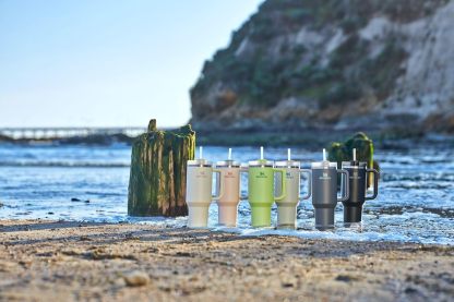 Stanthtley Quencher H2.0 FlowState Stainless Steel Vacuum Insulated Tumbler with Lid and Straw for Water, Iced Tea or Coffee