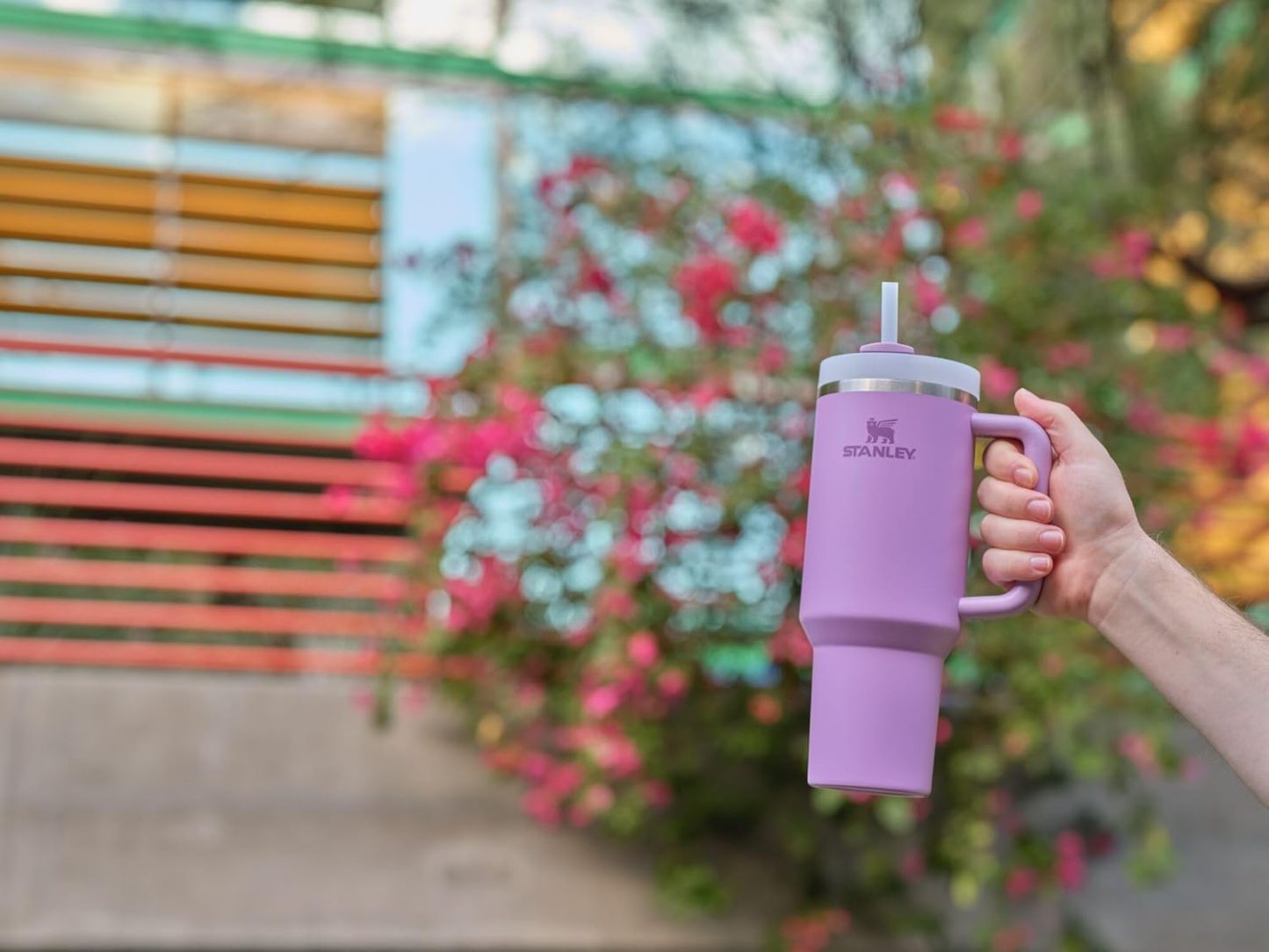 Stanthtley Quencher H2.0 FlowState Stainless Steel Vacuum Insulated Tumbler with Lid and Straw for Water, Iced Tea or Coffee