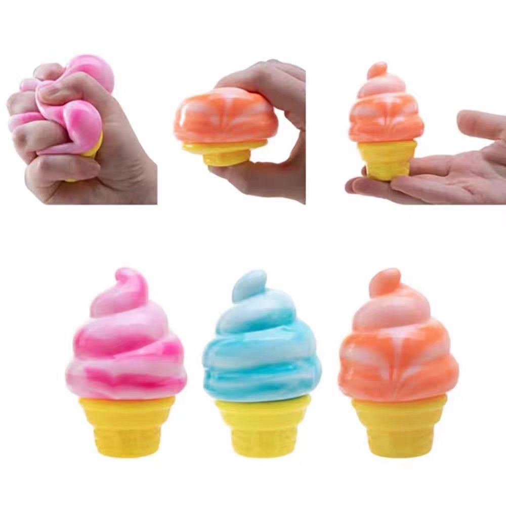 Nice Ice Cream Cone Sensory Squeeze Toy