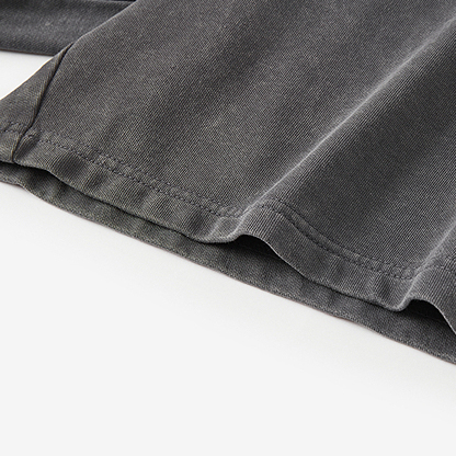 Washed Distressed Vintage Style Breathable Sports Shorts