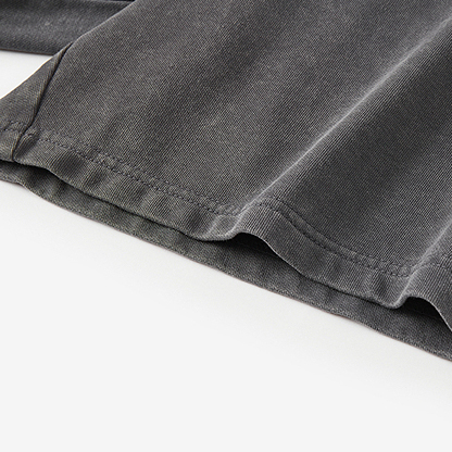 Washed Distressed Vintage Style Breathable Sports Shorts