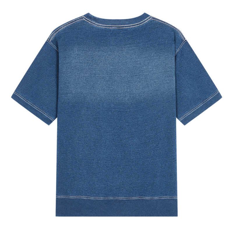 Men's Cotton Tannin Washed Distressed Vintage Style T-Shirt