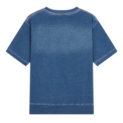 Men's Cotton Tannin Washed Distressed Vintage Style T-Shirt