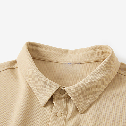 Short-Sleeved Business Style Quick-Drying Material Breathable And Lightweight T-Shirt