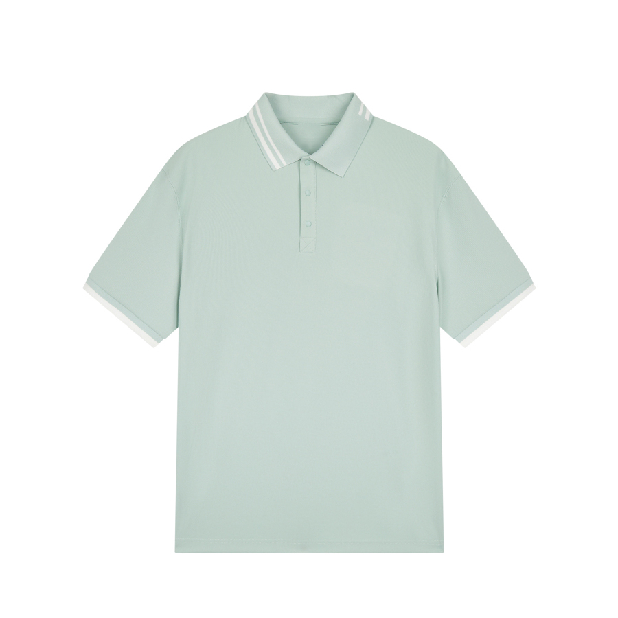 Summer Simple Style Polo Collar Short-sleeved T-shirt