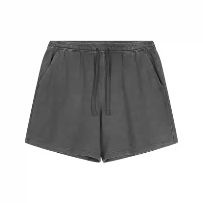 Washed Distressed Vintage Style Breathable Sports Shorts
