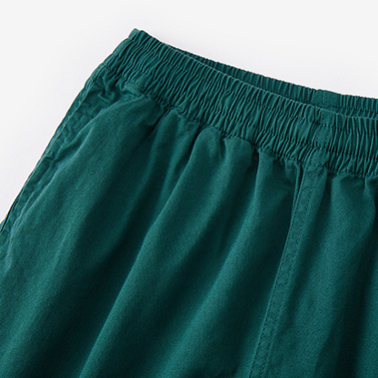 Men's Summer Cargo Style Woven Cotton Shorts