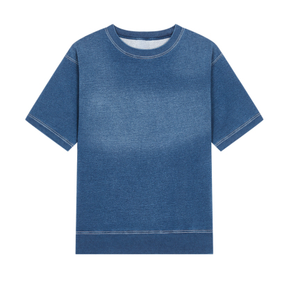 Men's Cotton Tannin Washed Distressed Vintage Style T-Shirt