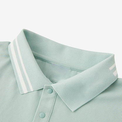 Summer Simple Style Polo Collar Short-sleeved T-shirt