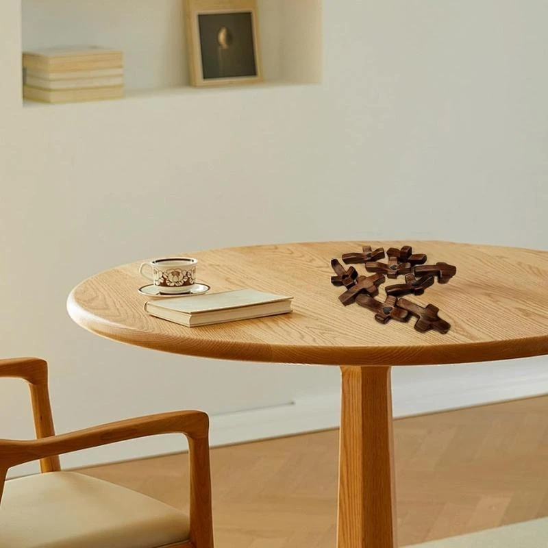 Cross My Heart Wooden,Small Wooden Crosses for Pocket Prayers, Encouragement Gift, Fingertip Stress Relief Gifts Christmas Gift Decor Religious