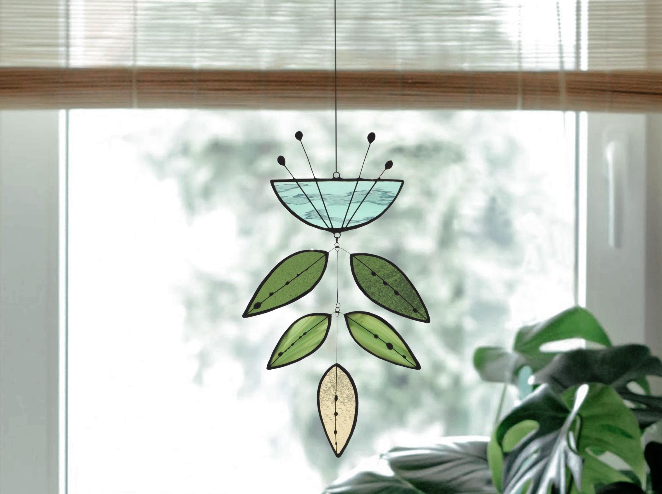 Handcraft Stained Glass Flower