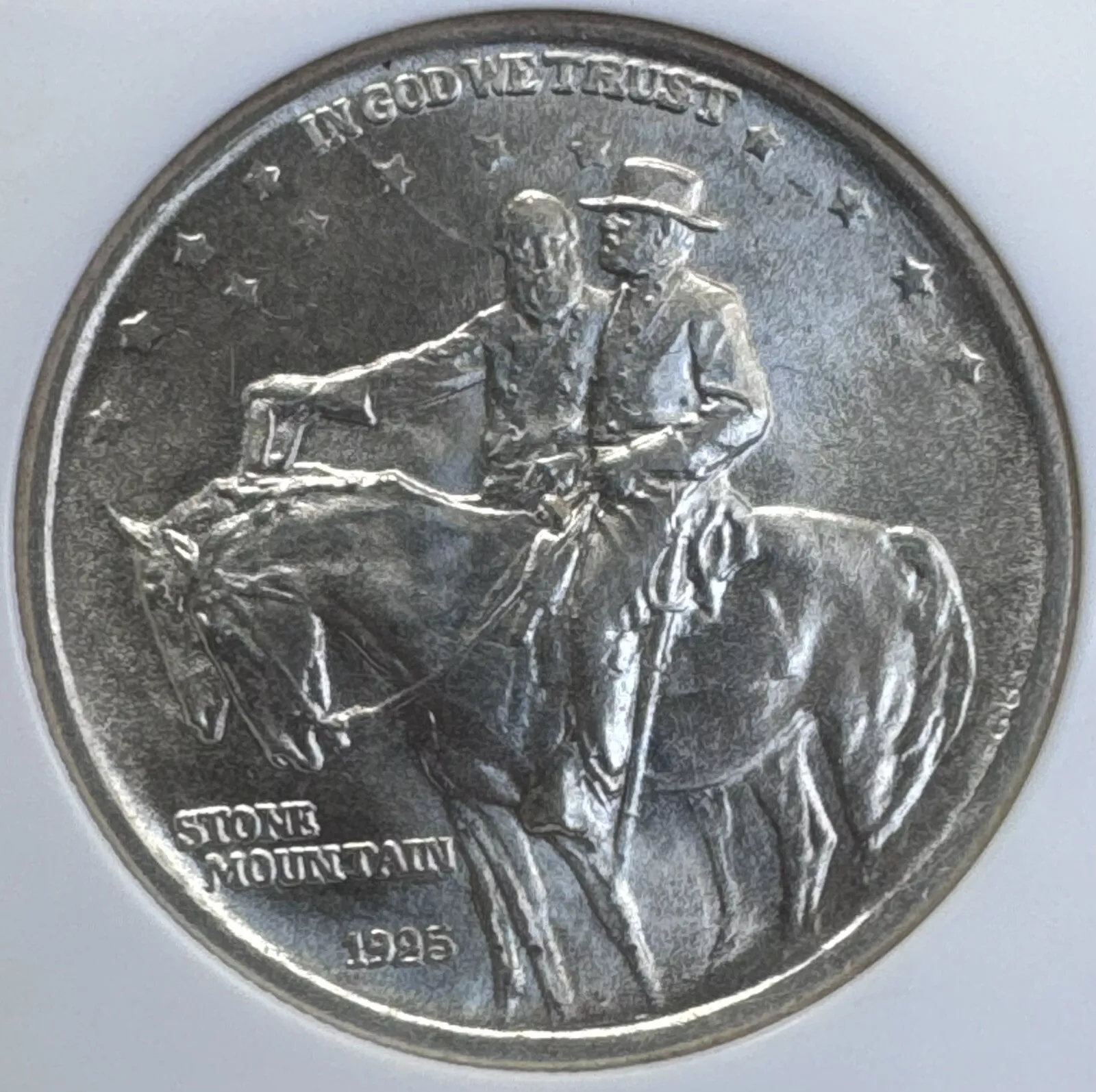 1925 50C Stone Mountain Memorial Half Dollar Commemorative Coin - NGC MS65