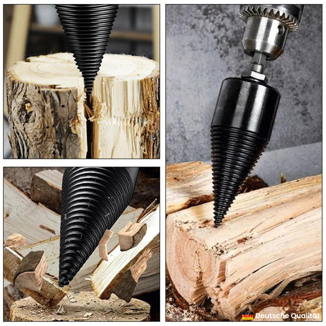Profibohrer - Teilt Holz in wenigen Sekunden