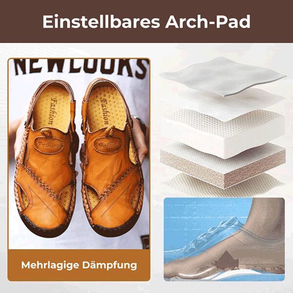 Orthopädische Ledersandalen