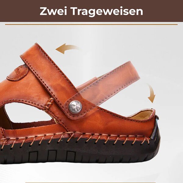Orthopädische Ledersandalen