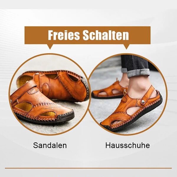 Orthopädische Ledersandalen