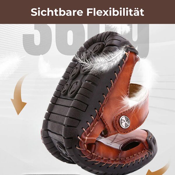 Orthopädische Ledersandalen