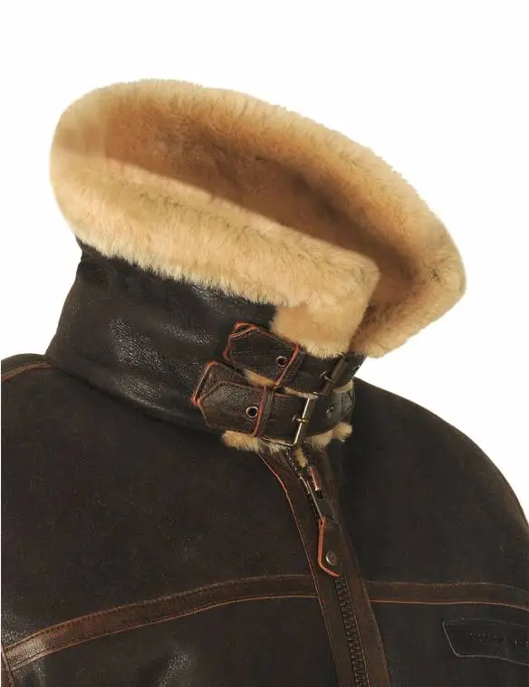 B-3 Bomberjacke aus Schaffell