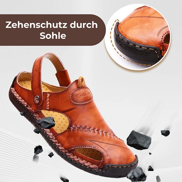 Orthopädische Ledersandalen