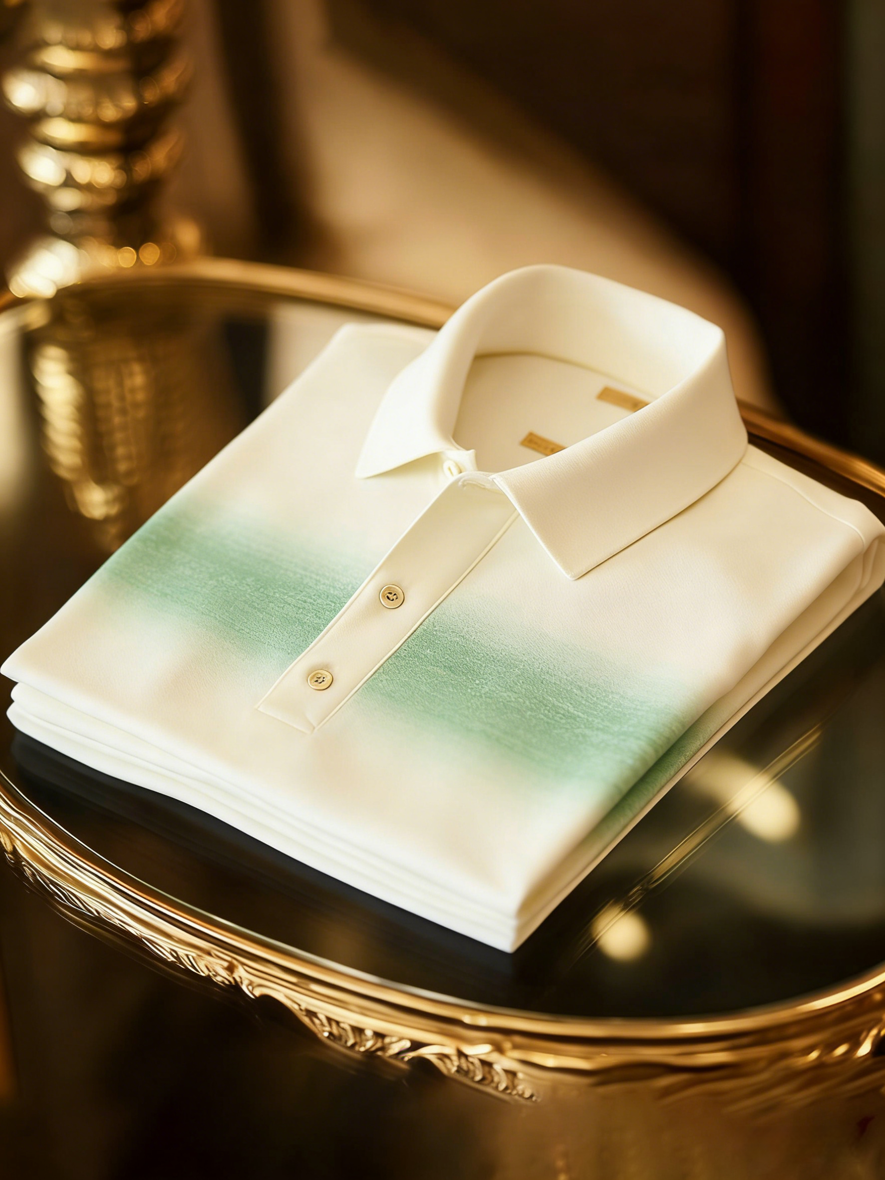 Men's Business Casual Button Short Sleeve Polo Shirt