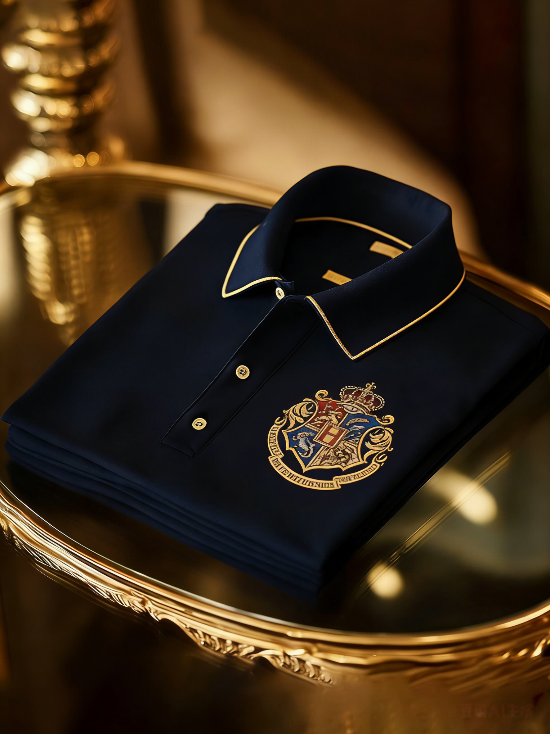 Men's Business Casual Button Short Sleeve Polo Shirt