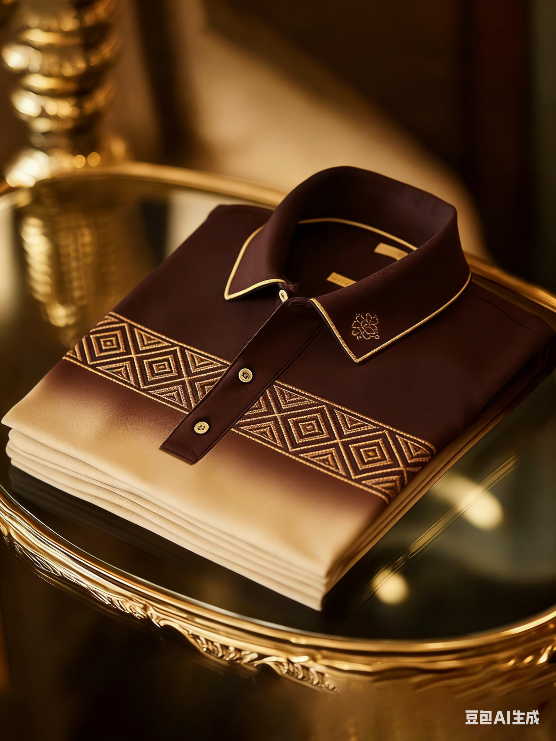 Men's Business Casual Button Short Sleeve Polo Shirt