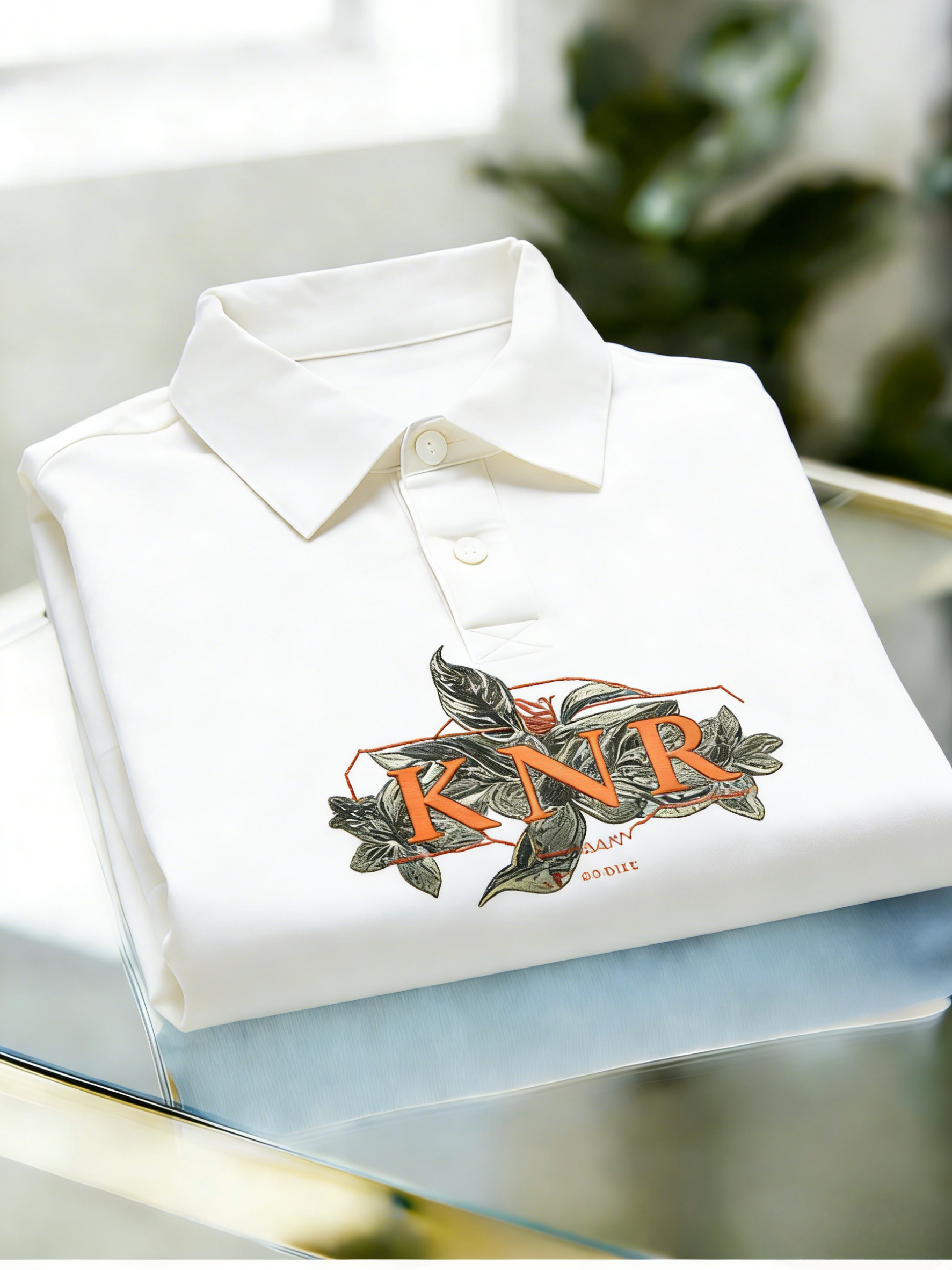 Men's Business Casual Button Short Sleeve Polo Shirt