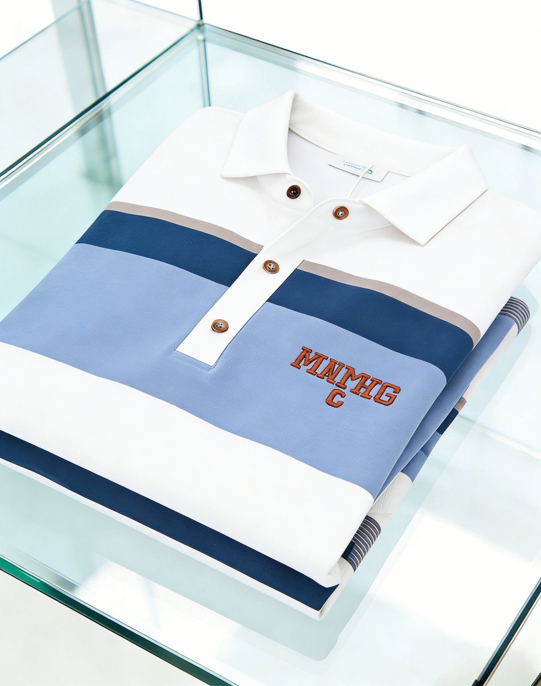 Men's Business Casual Button Short Sleeve Polo Shirt