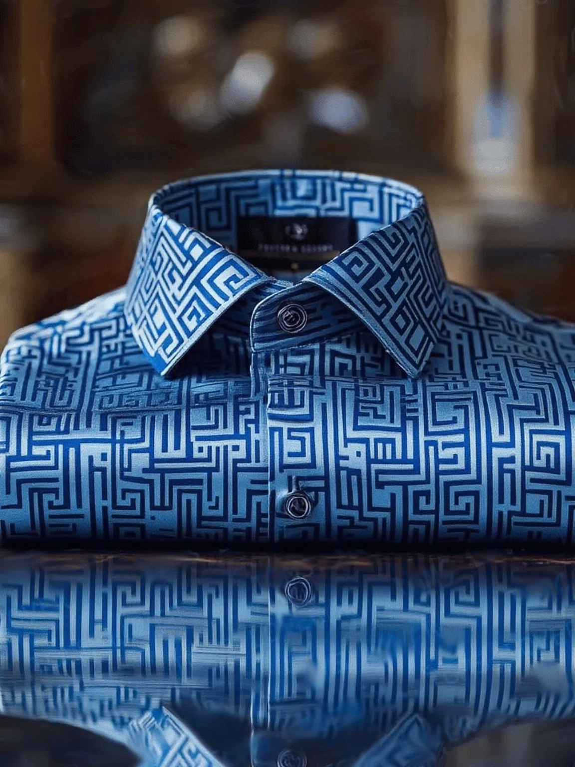 Men's Vintage Luxury Long Sleeve Shirt