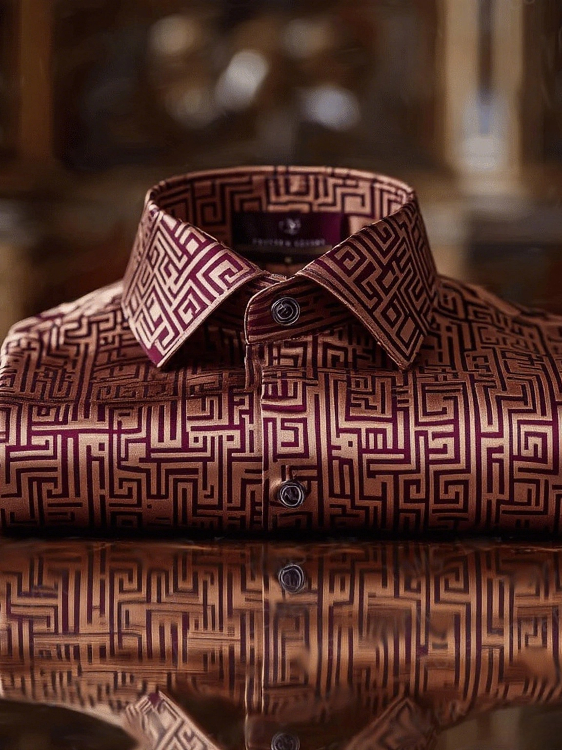 Men's Vintage Luxury Long Sleeve Shirt