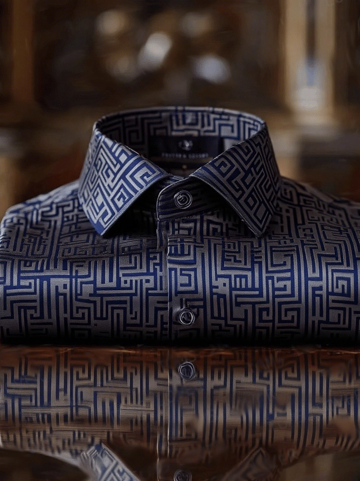 Men's Vintage Luxury Long Sleeve Shirt