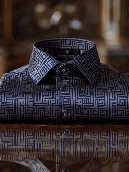 Men's Vintage Luxury Long Sleeve Shirt