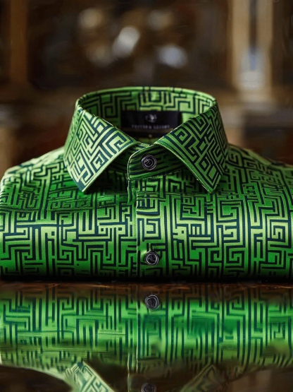 Men's Vintage Luxury Long Sleeve Shirt