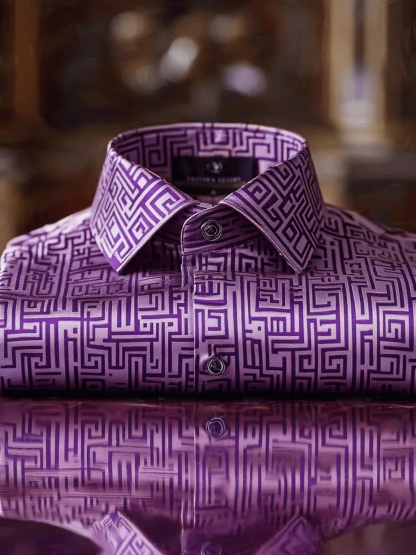 Men's Vintage Luxury Long Sleeve Shirt