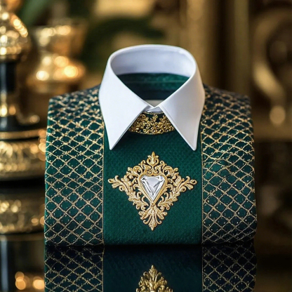 Men's Luxury Business Floral Print Shirt