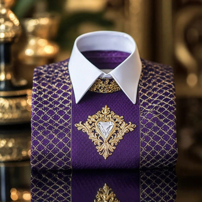 Men's Luxury Business Floral Print Shirt