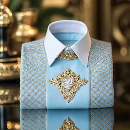 Men's Luxury Business Floral Print Shirt