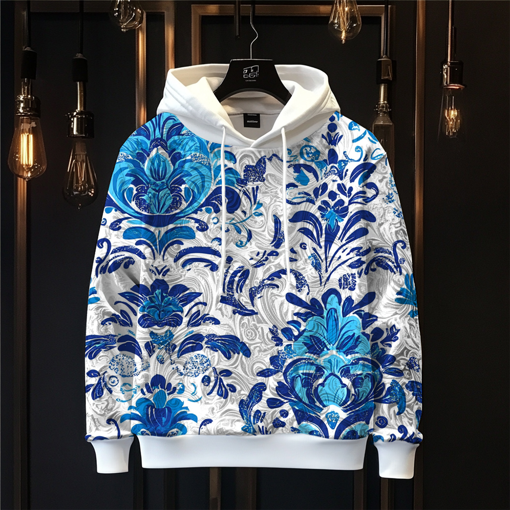 Fall/Winter Casual Warm Fashion Print Hoodies For Men