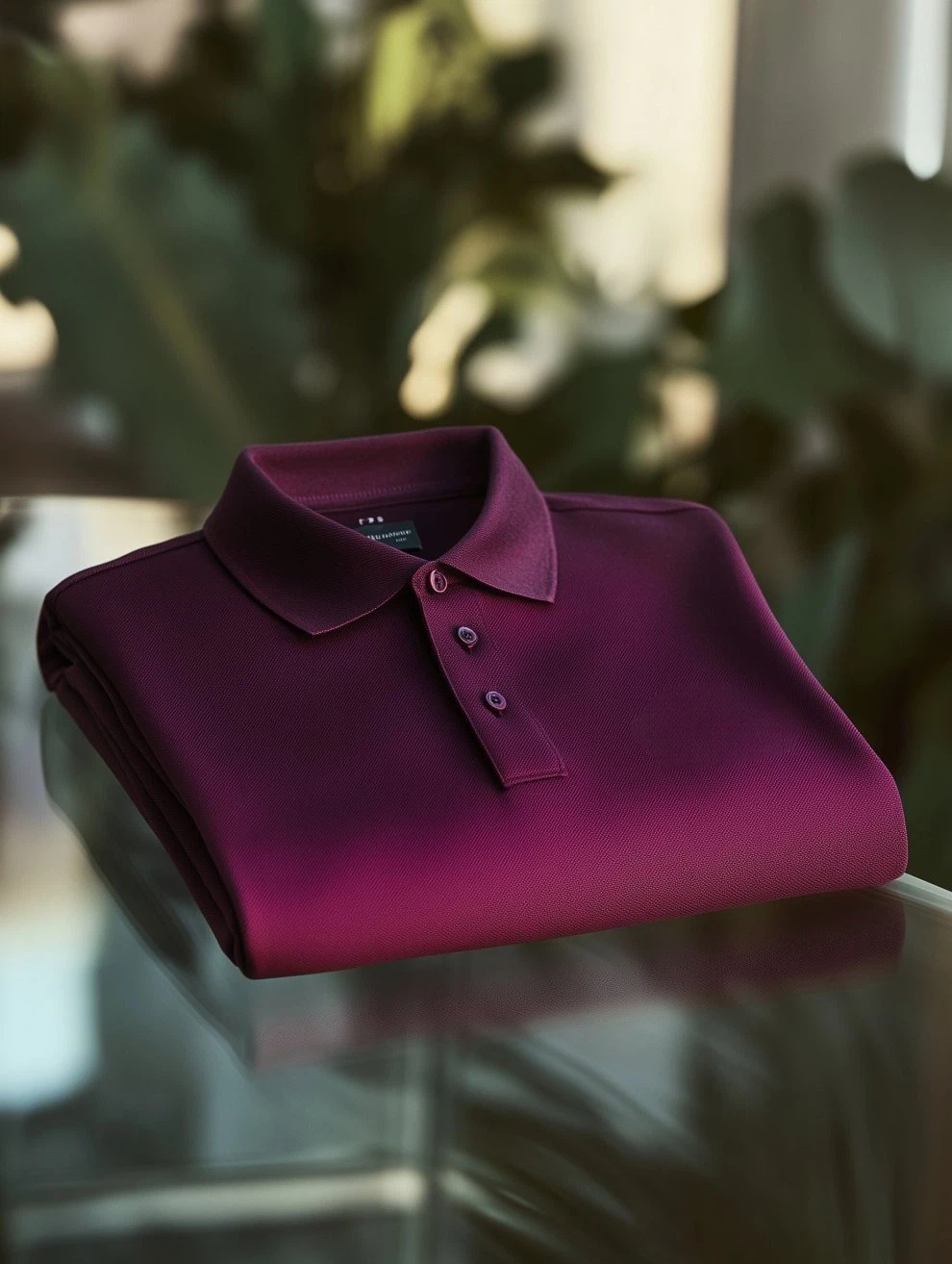 Men's Classic Business Logo Button Short Sleeve Polo Shirt