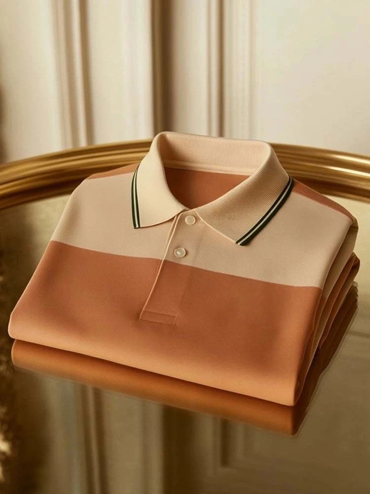 Men's Business Short Sleeve Polo Shirt