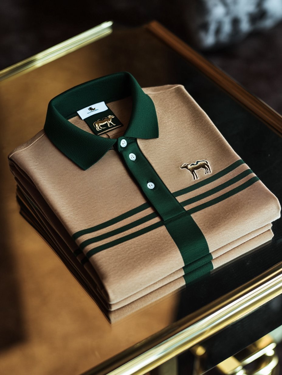 Men's Casual Business Button Long Sleeve Polo Shirt