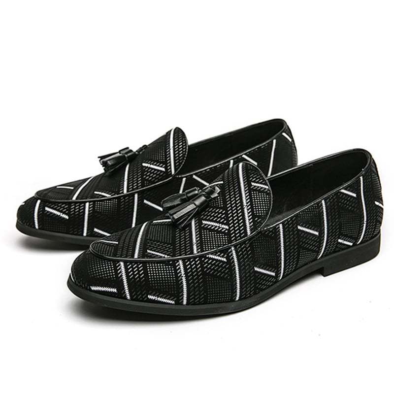 Men'S Fashion All-Match Ethnic Style Casual Leather Shoes