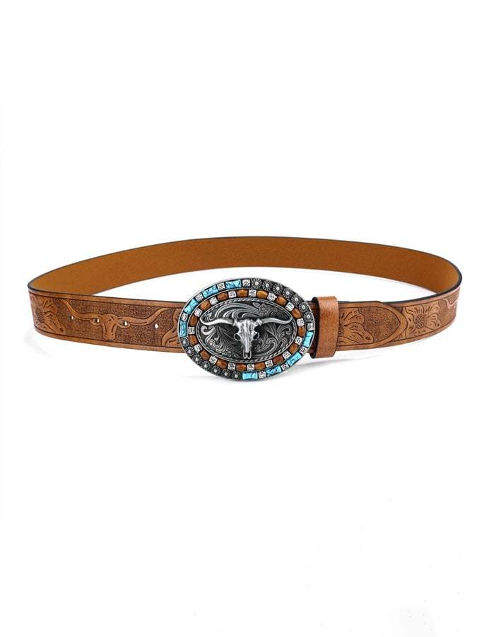 Western Denim Personalized Rivet Belt
