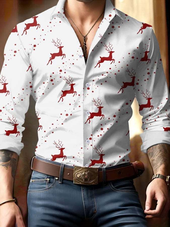Men's Business Christmas Shirts