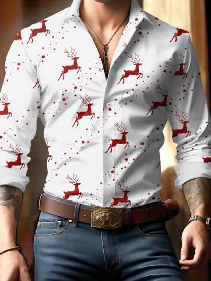 Men's Business Christmas Shirts