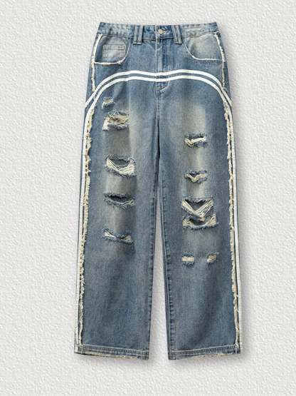 Men's Stylish Casual Ripped Jeans