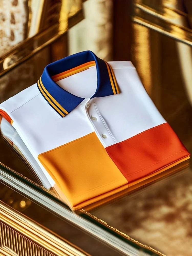 Men's Business Short Sleeve Polo Shirt